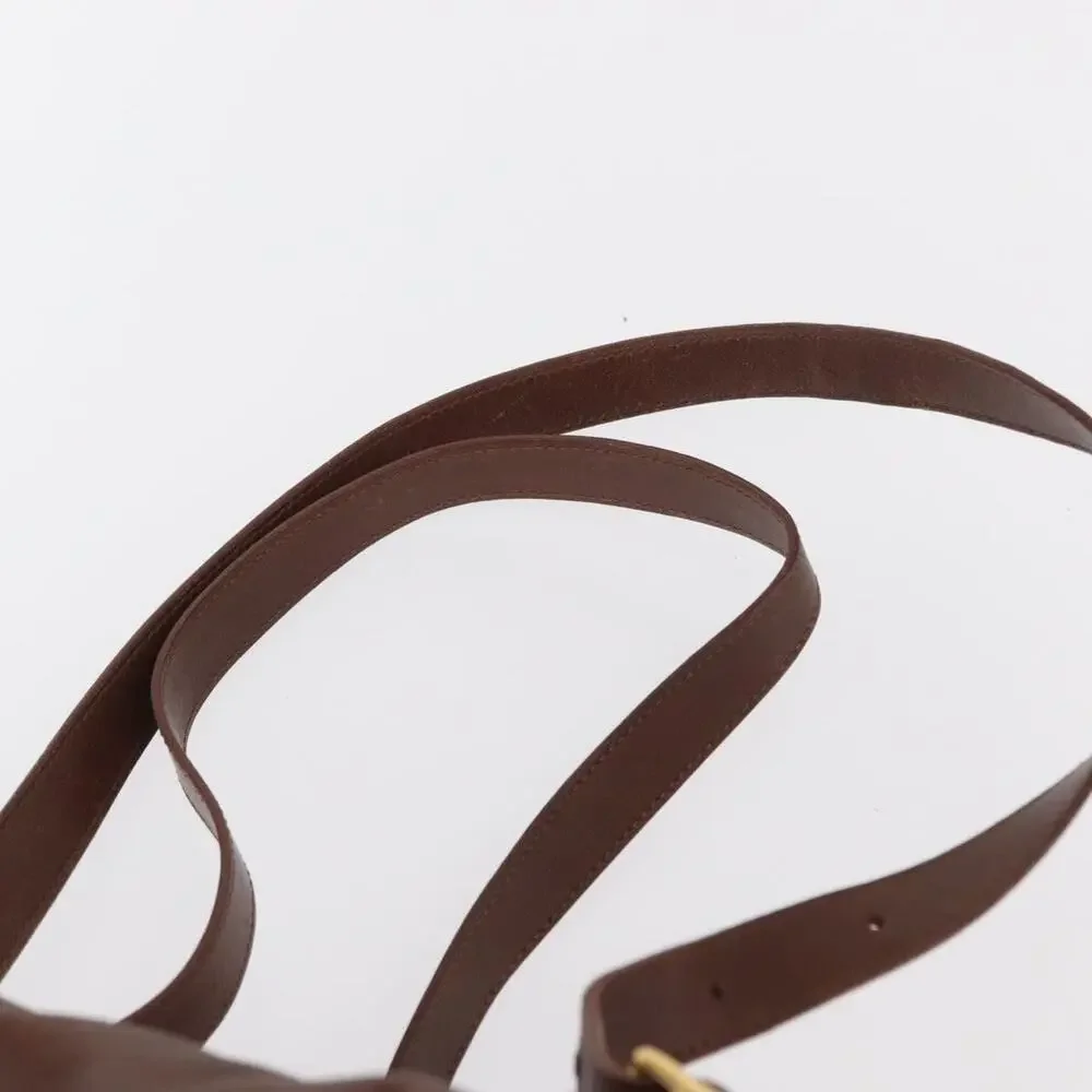 Gucci Bamboo Leather Backpack Brown